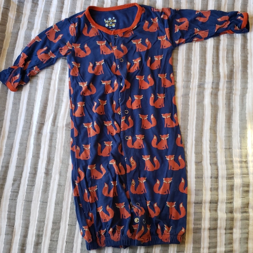 Kickee Pants convertible sleep gown